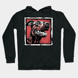 Retro Art Dobermann Dog Lover Hoodie